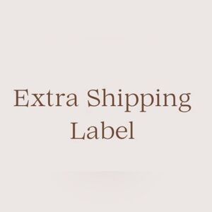Extra shipping label